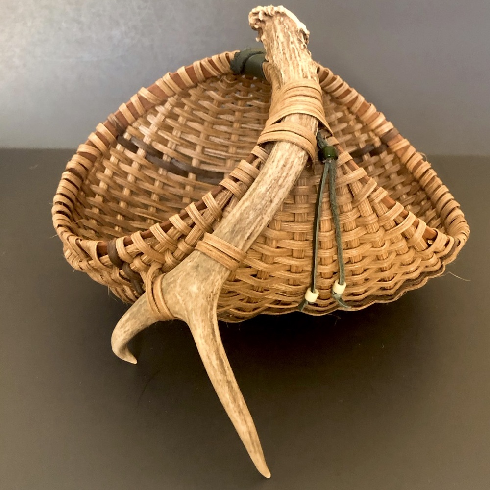 Woven Antler Basket
